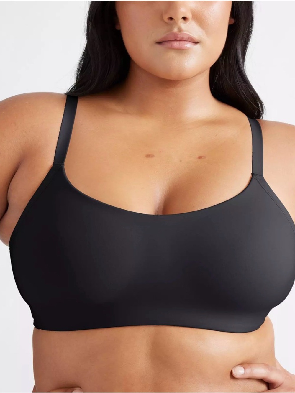 Knix The One&Only Scoop Bra Black XL NWT Wireless Seamless Everyday Comfort Bra